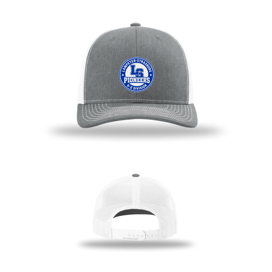 LSLAMELSH01 - 63 Grey/White Richardson Trucker Cap