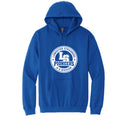 LSLAMELSH01 - 44 Royal Blue Circle Hooded Sweatshirt