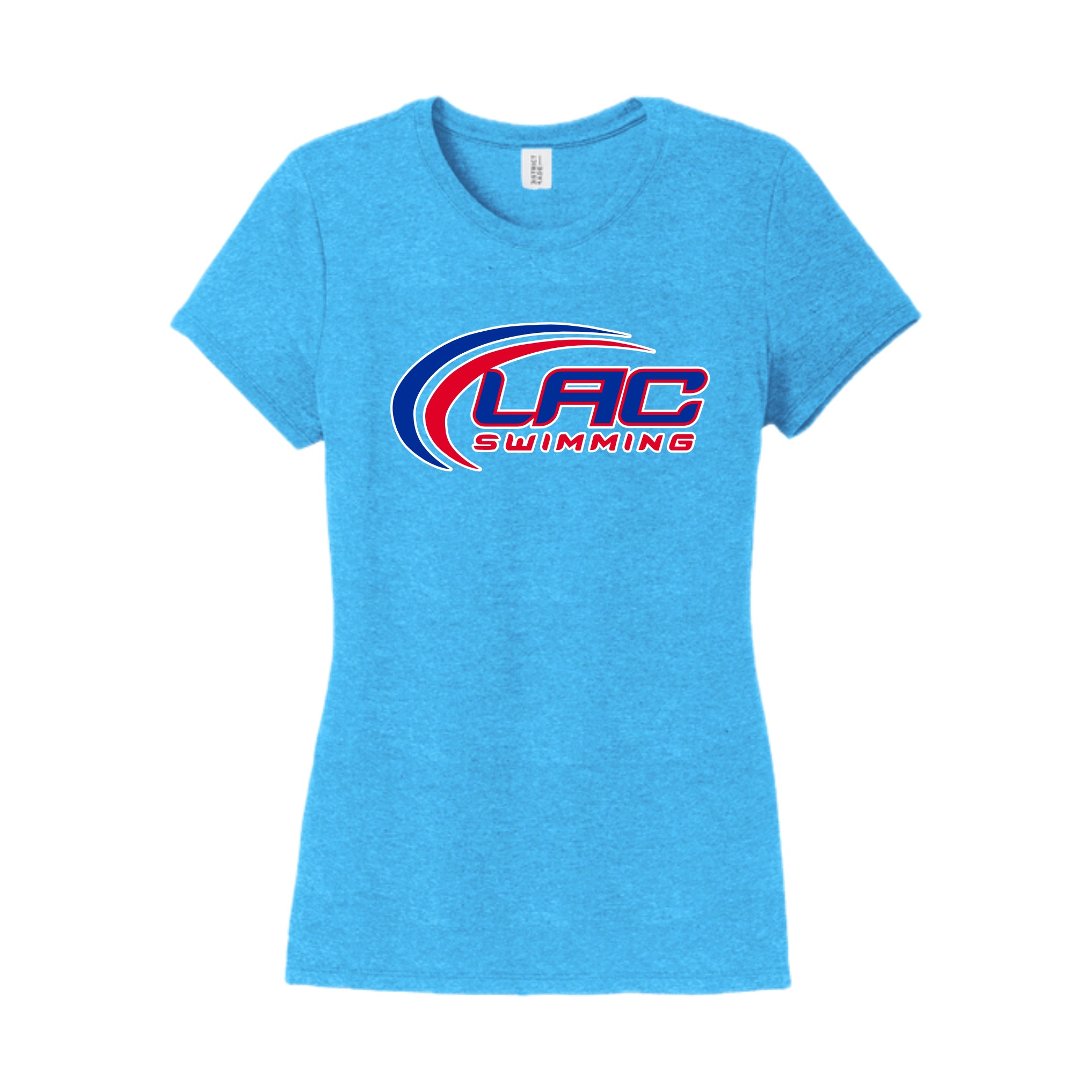 LACSH009-04 Turquoise Frost Ladies Short Sleeve Tee