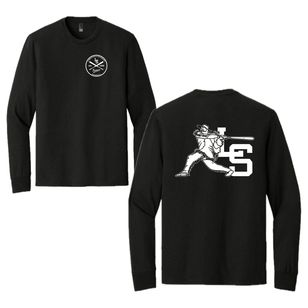 LSBSH04 - 29 Swinging Pio Black Triblend Long Sleeve Tee