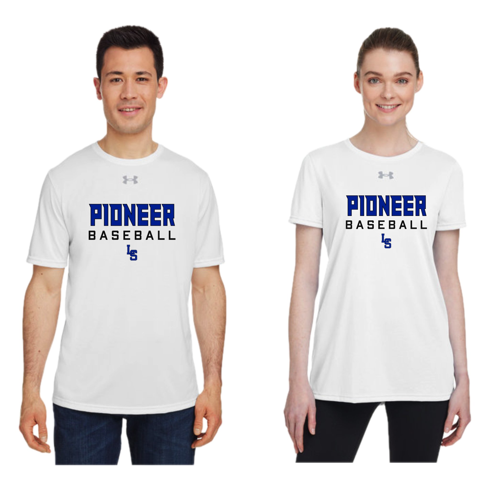 PBSH001 - 07 Under Armor White Short Sleeve Tee