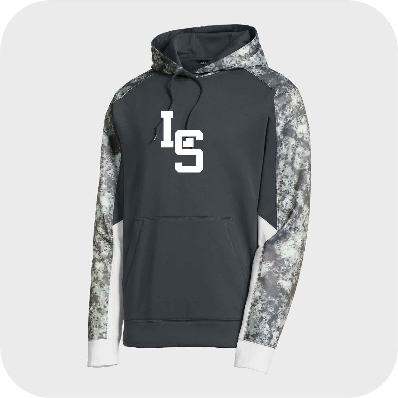 LSELEM01 - 18 Grey Performance Hoody