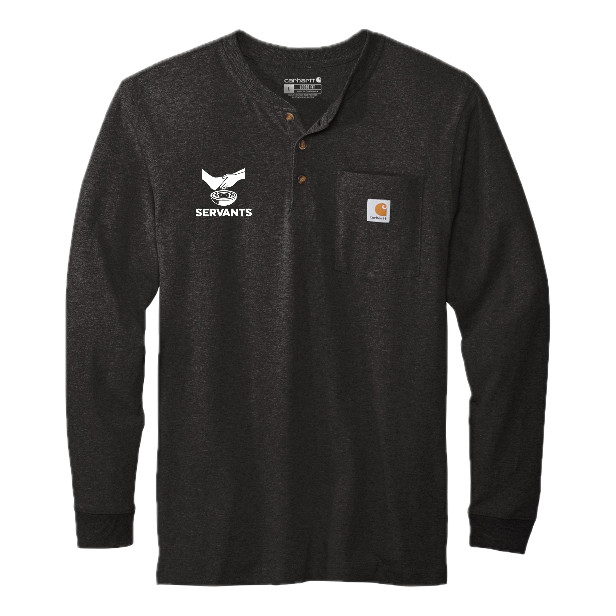 SERV026 Carhartt® Long Sleeve Henley