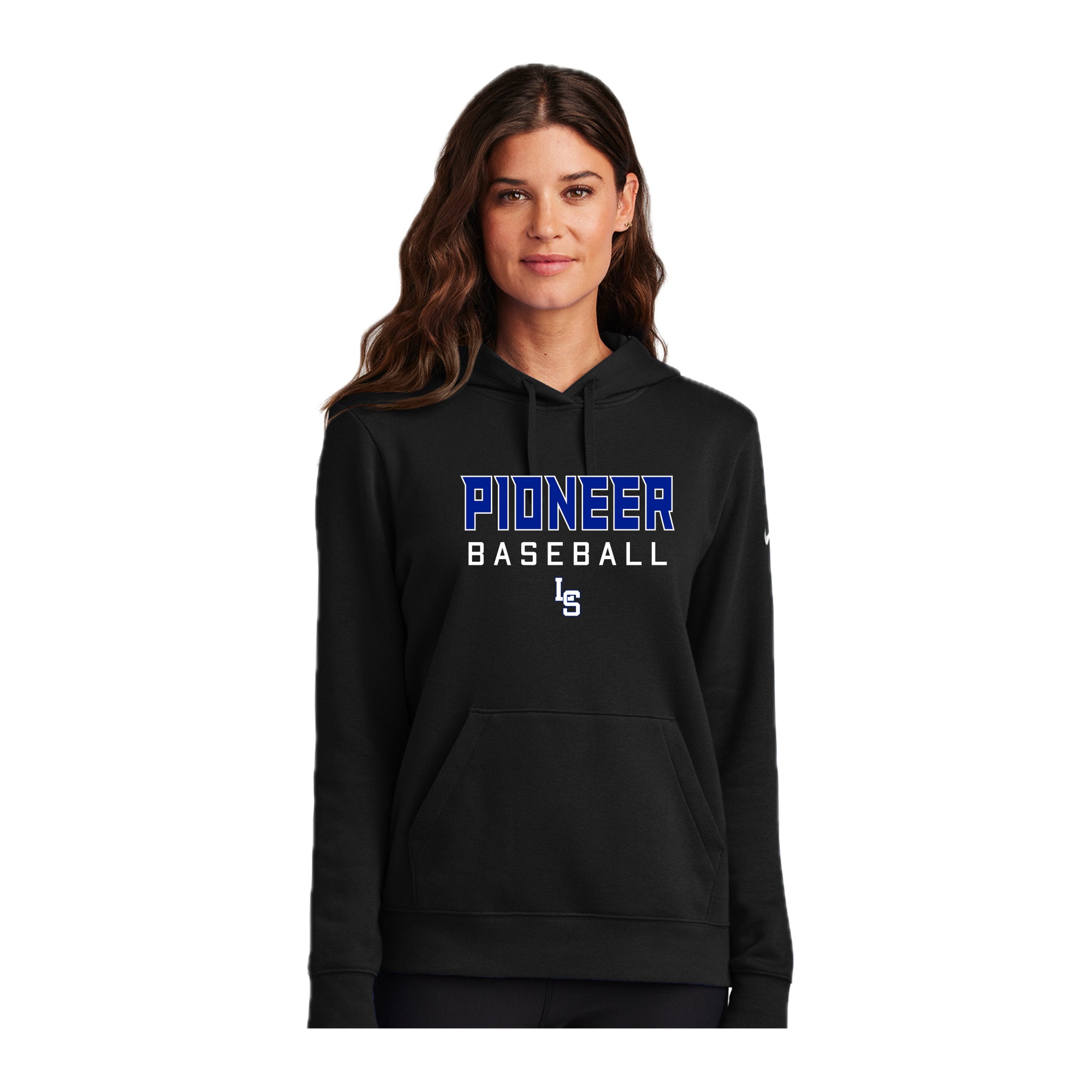 LSHS0225-19  Nike Women's Black Hooded Sweatshirt