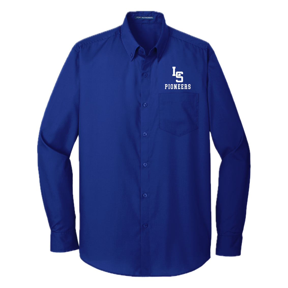 LSHSPTO1-17 True Royal Care Free Poplin Dres Shirt
