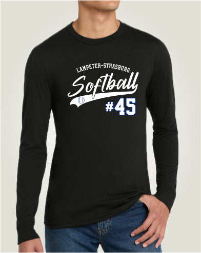 LSYS01 - 026 Black Long Sleeve Tee
