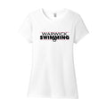 WARSWSH01-05 Ladies White Triblend Short Sleeve Tee