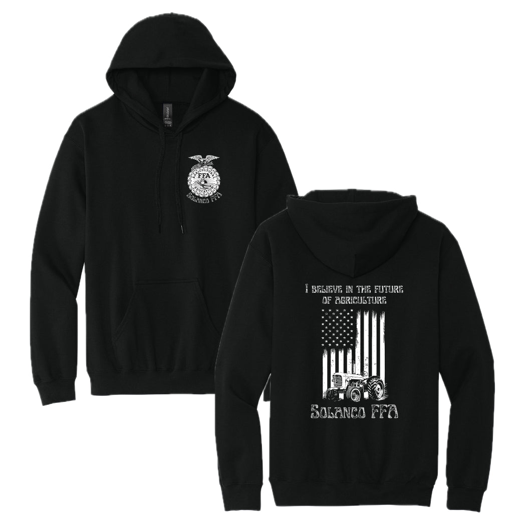 SOFFASH01-5 Black Hooded Sweatshirt