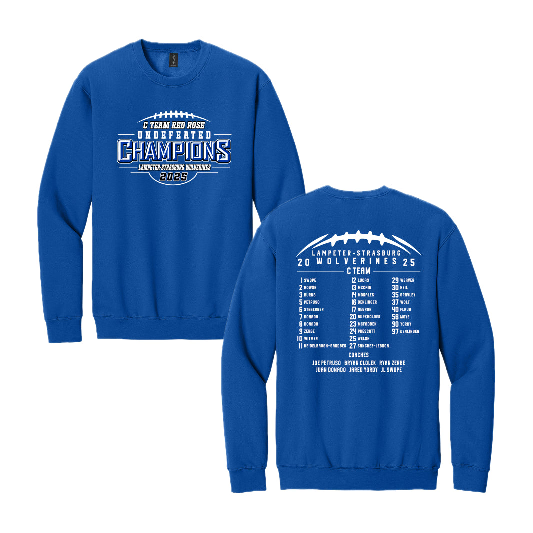 LSW023 - Royal Crew Neck C Team Champions Sweatshirt