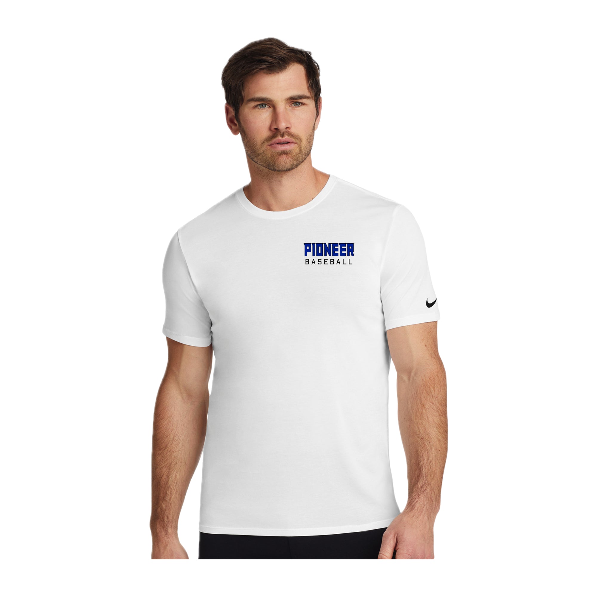 LSHS0225-09  Nike White Short Sleeve Performance Tee