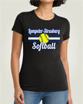 LSYS01 - 005 Black Ladies Short Sleeve Tee