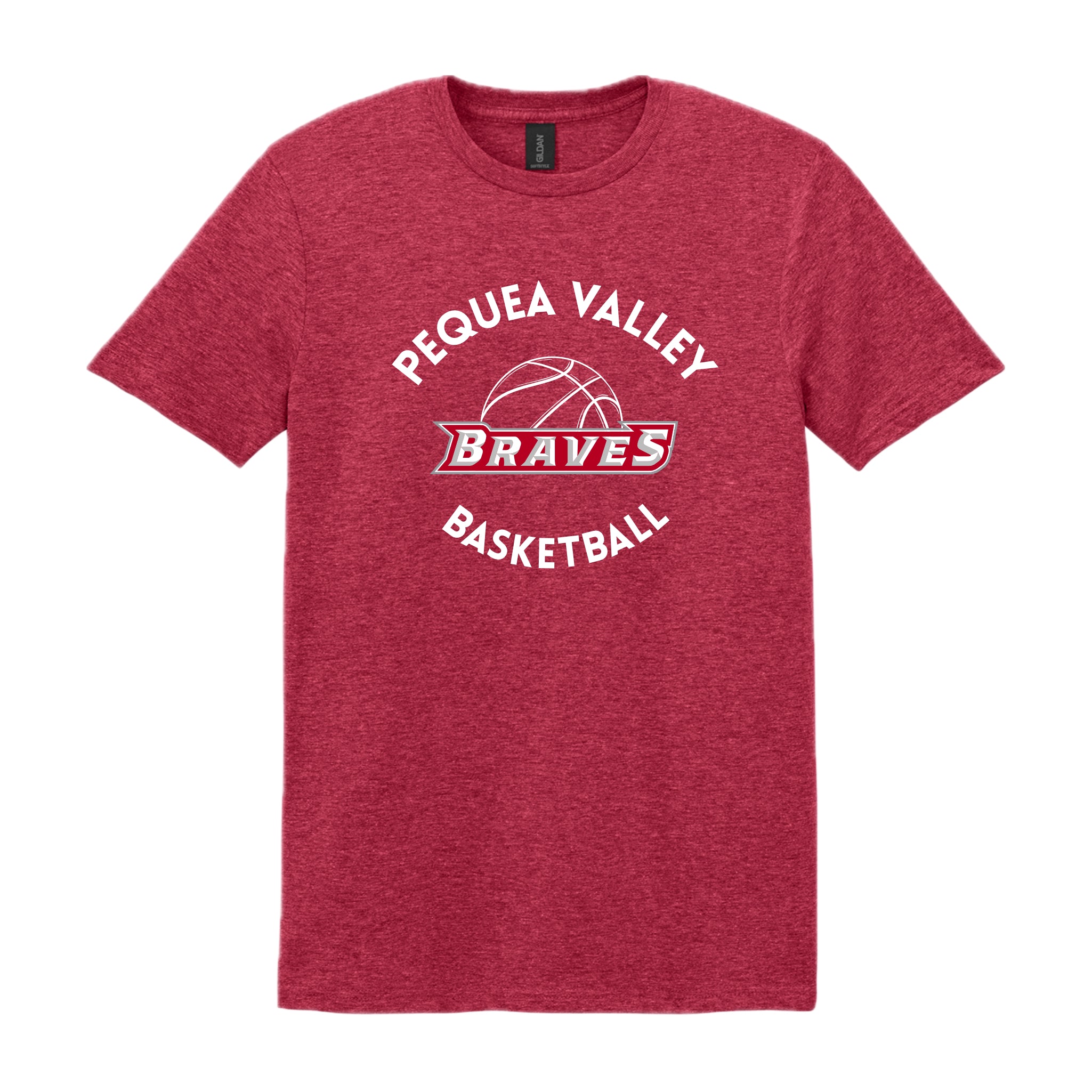 PVBSH01-03 Heather Red Short Sleeve Tee