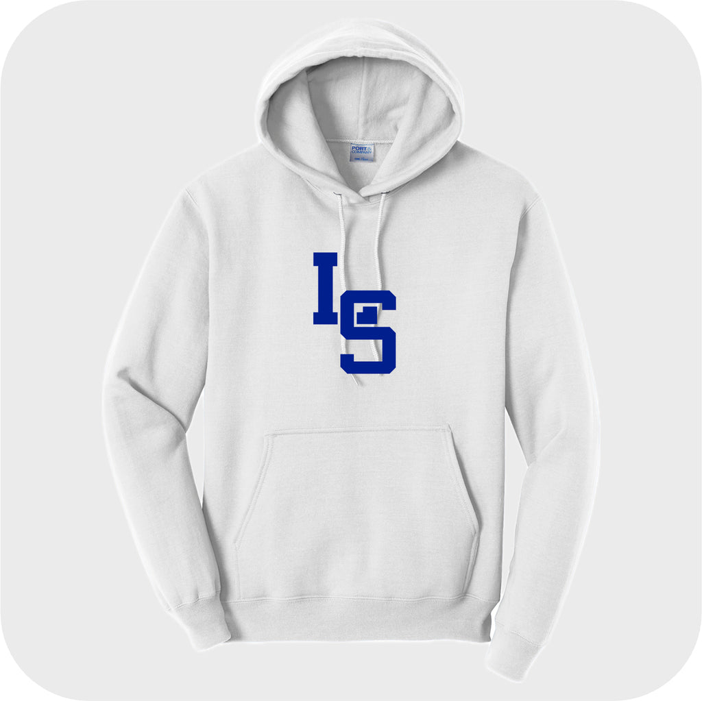 LSELEM01 - 15 White Youth Hooded Sweatshirt