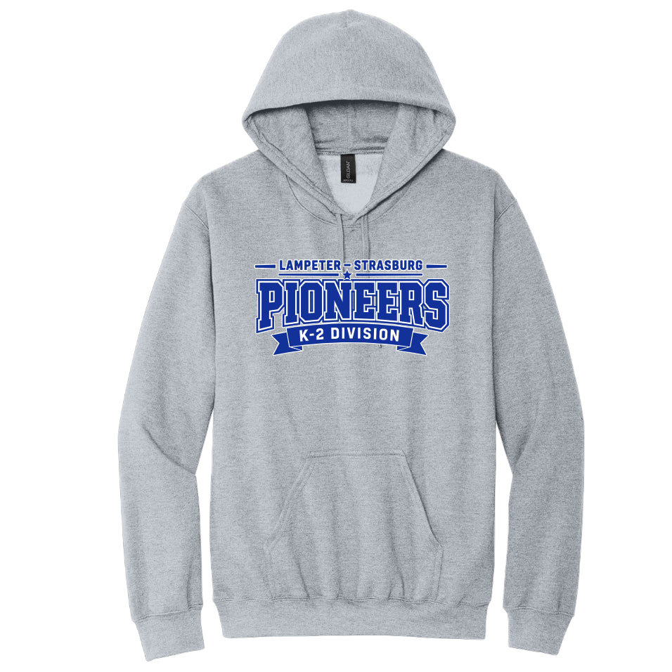 LSLAMELSH01 - 46 Grey Pioneers Hooded Sweatshirt