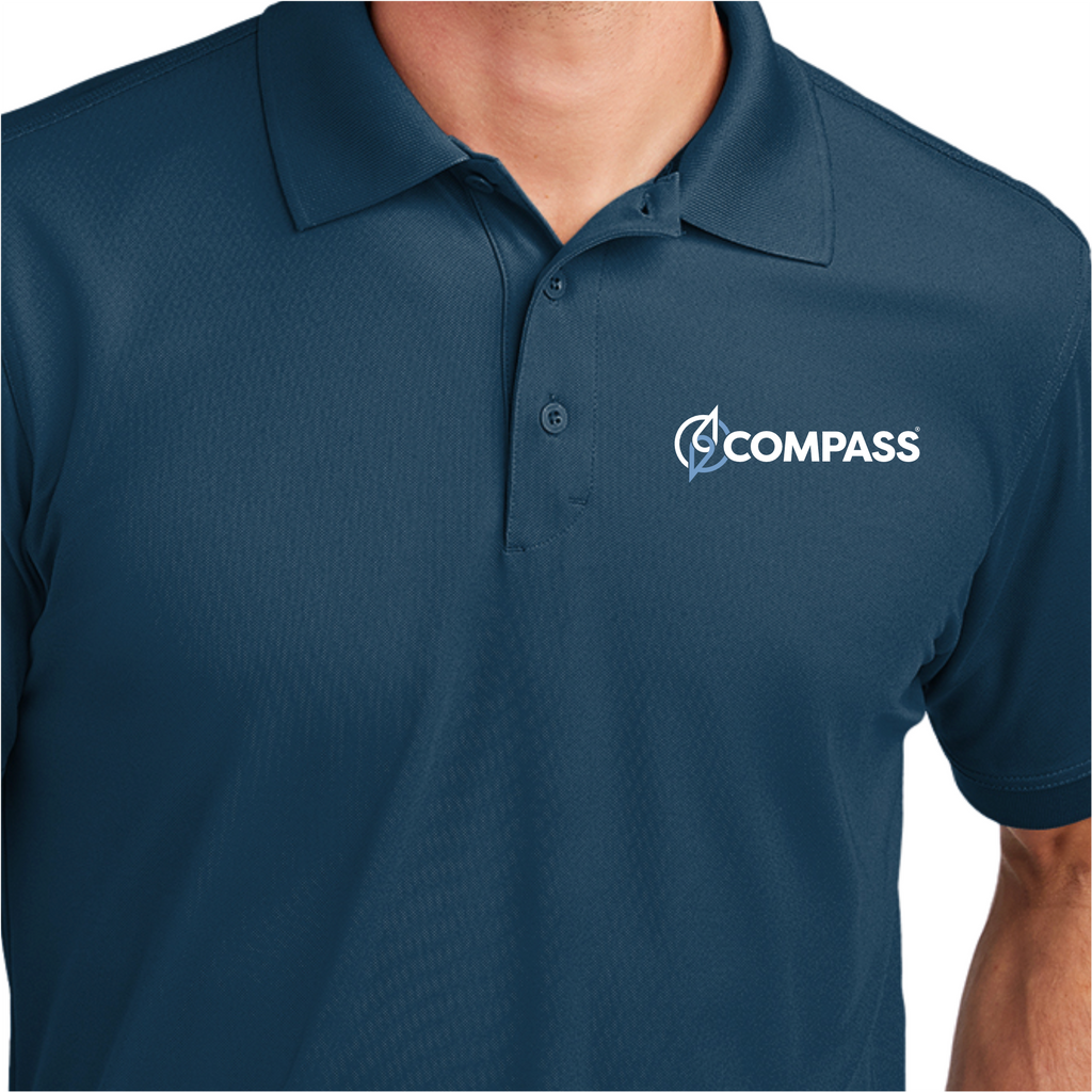 COM020 Blue Performance Polo
