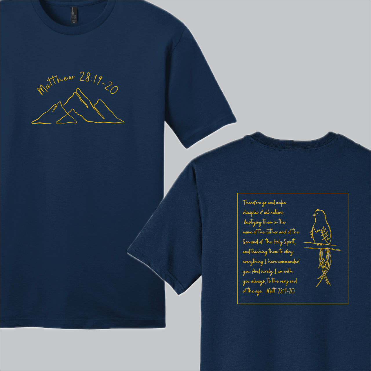 LCSSEN01 - 03 Neptune Blue Short Sleeve Tee