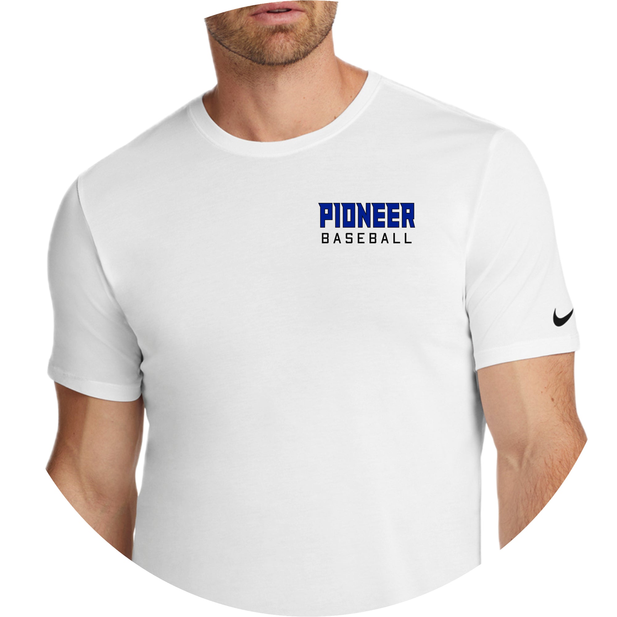 LSHS0225-09  Nike White Short Sleeve Performance Tee