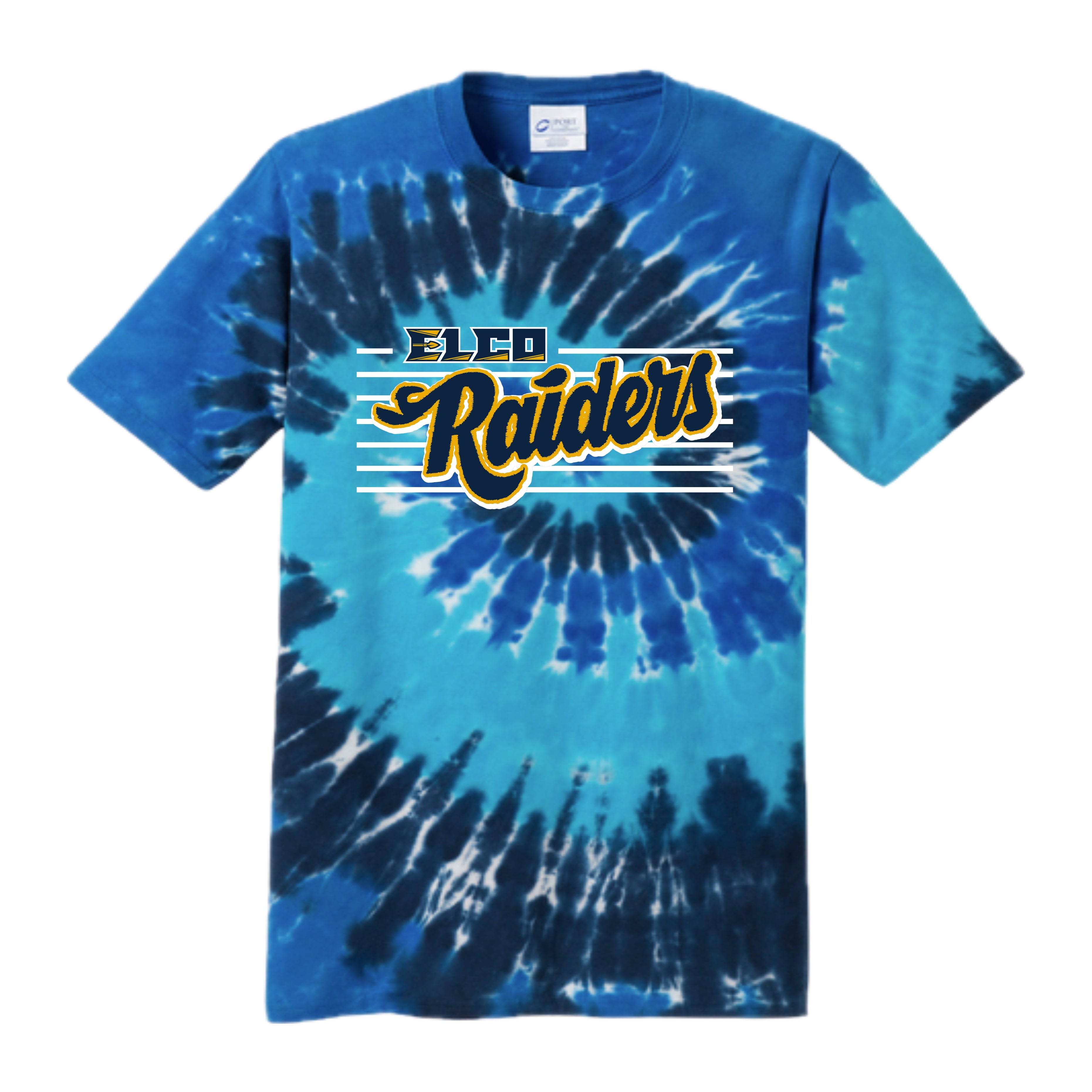 ELISSH02 - 005 Ocean Rainbow Tie Dye Tee