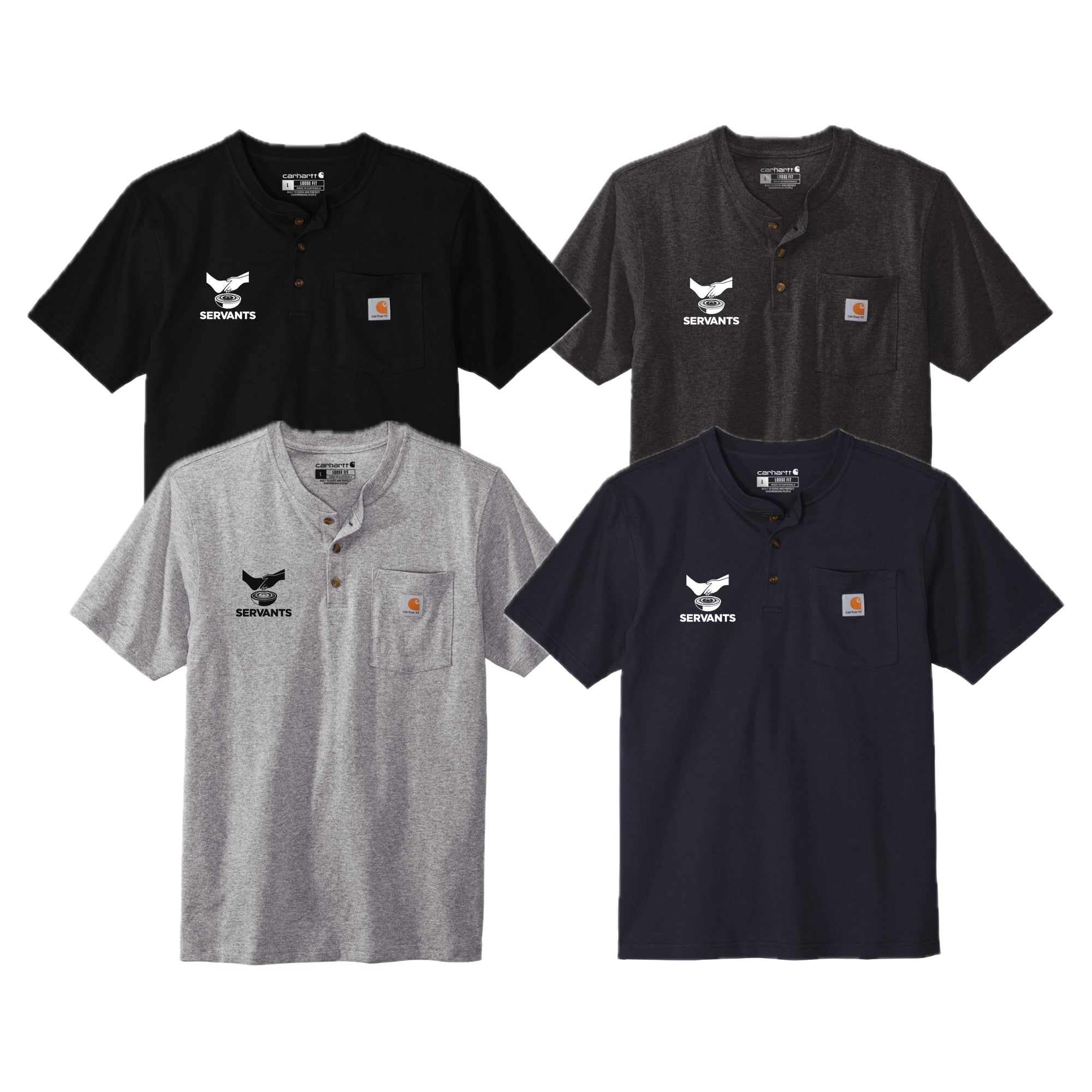 SERV025 Carhartt® Short Sleeve Henley