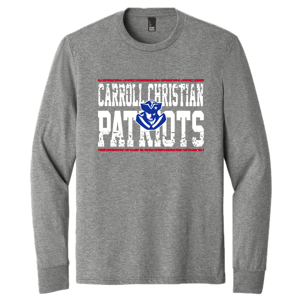 CCS033 CC Patriots Logo Long Sleeve Tee