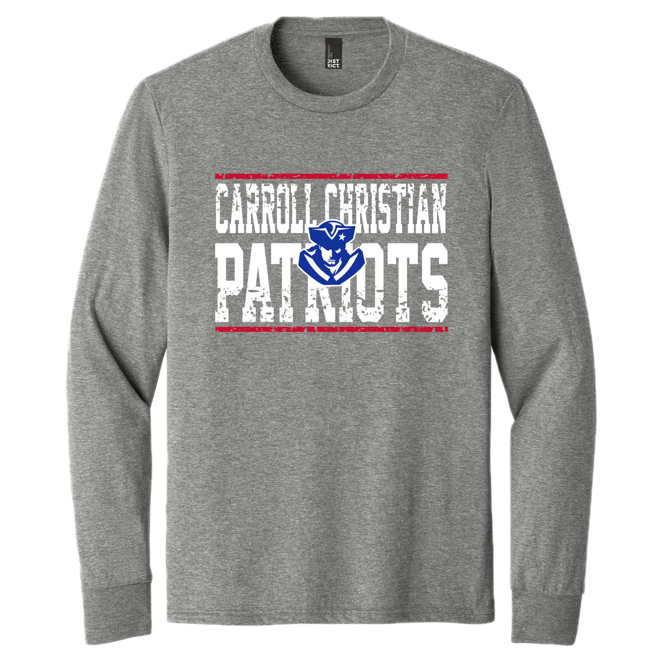 CCS033 CC Patriots Logo Long Sleeve Tee