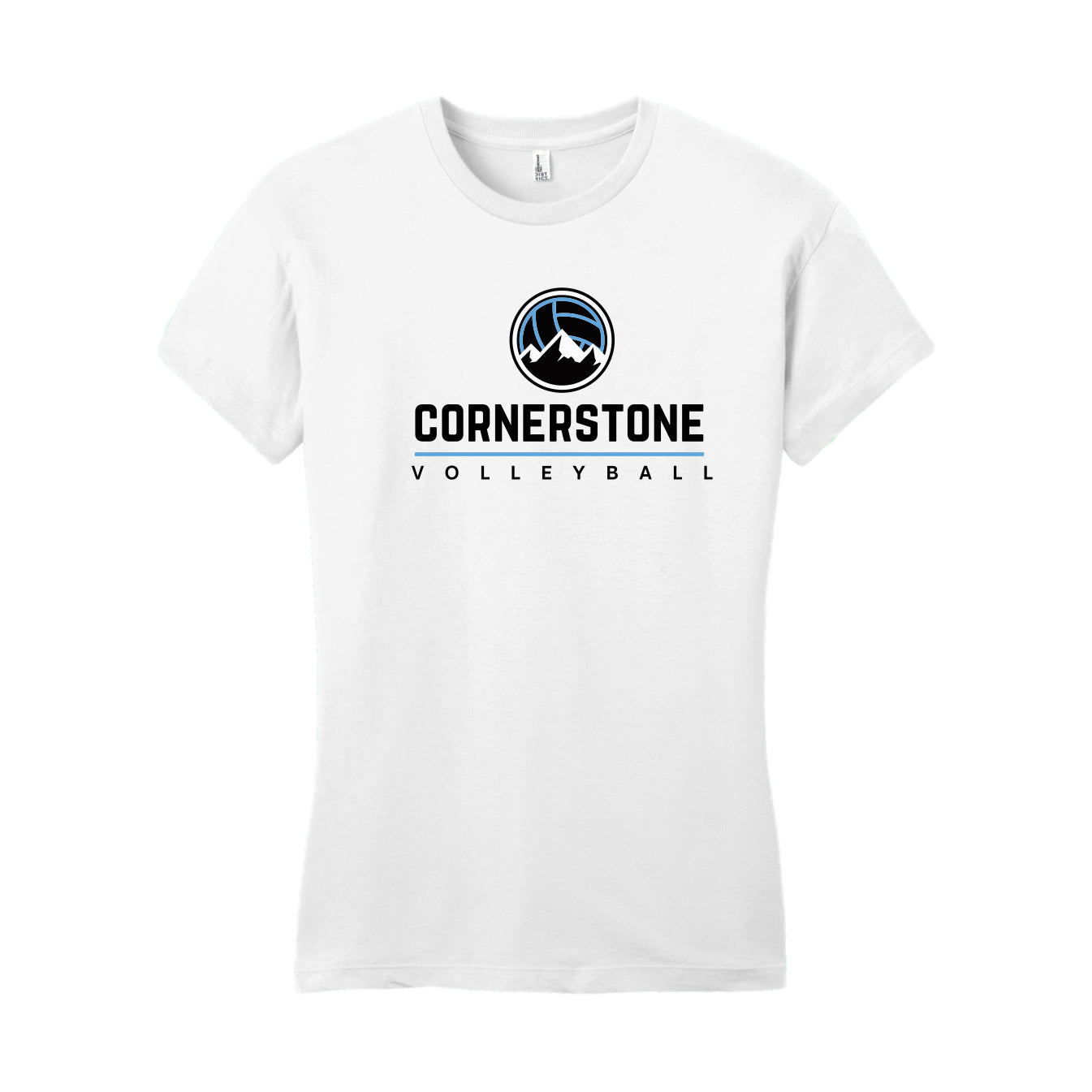 CVCSH03 - 06 Ladies White Short Sleeve Tee