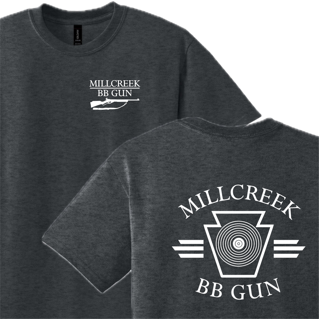 MILBBSH03-03 Dk Heather Grey Short Sleeve Tee