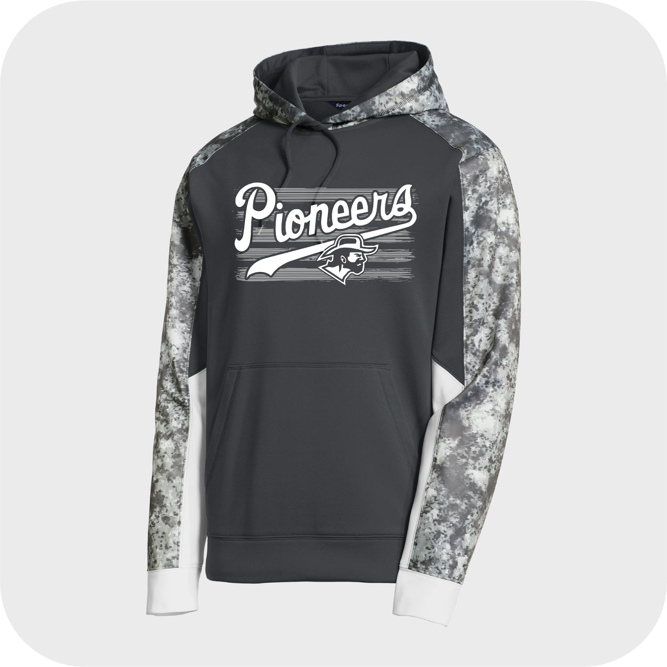 LSELEM01 - 18 Grey Performance Hoody