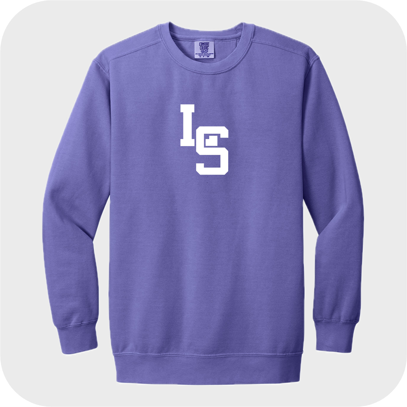 LSELEM01 - 09 Violet Comfort Color Crew Sweatshirt