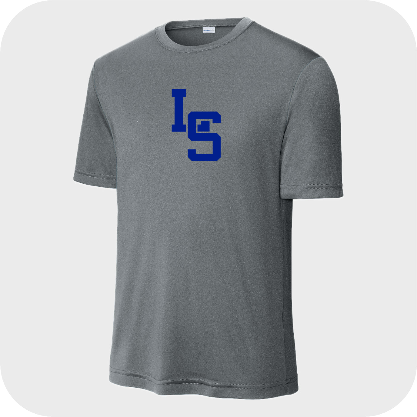 LSELEM01 - 04 Grey Concrete Performance Short Sleeve