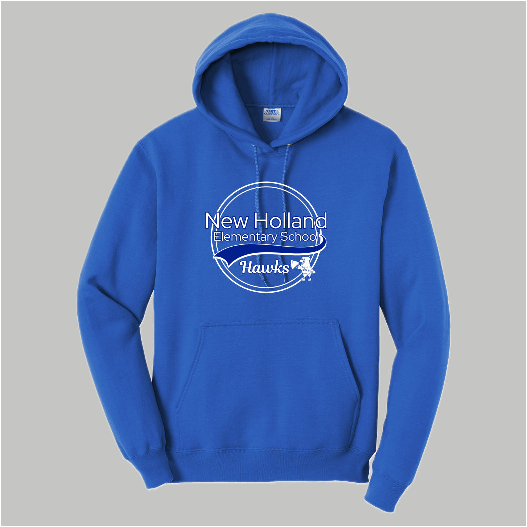 NHE055-06 Royal Hooded Sweatshirt