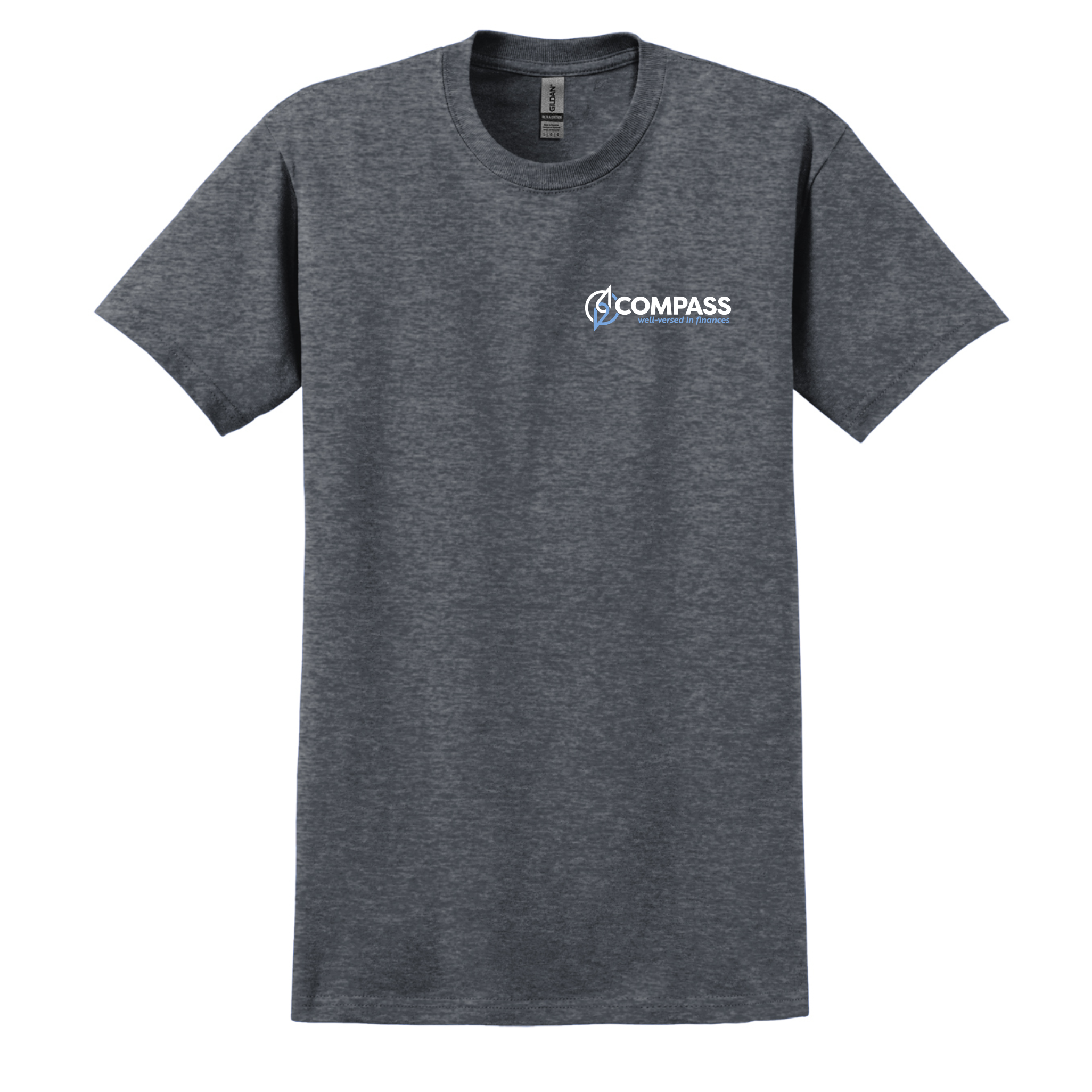 COM042 Heather Grey 100% Cotton T-Shirt
