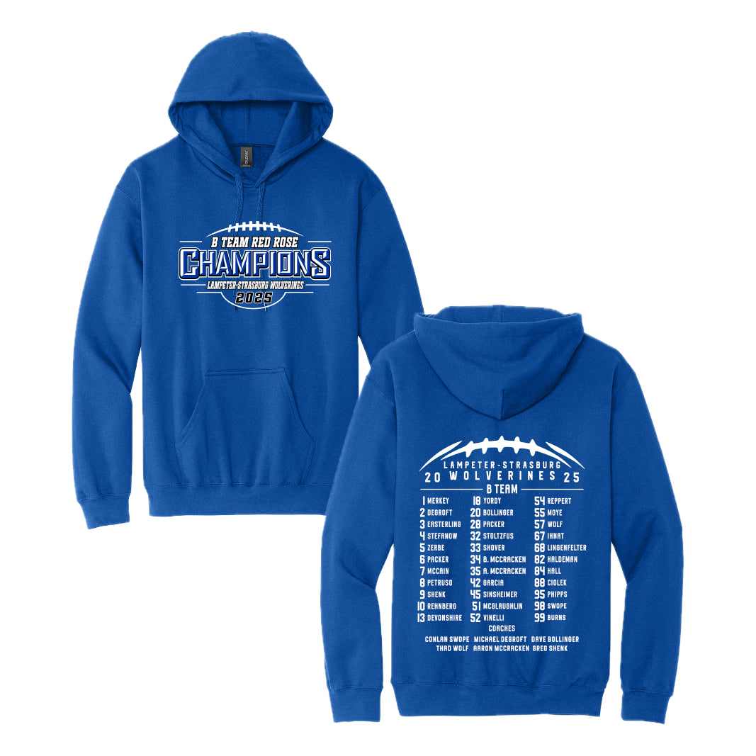 LSW015 - Royal Hoody B Team Champions Sweatshirt