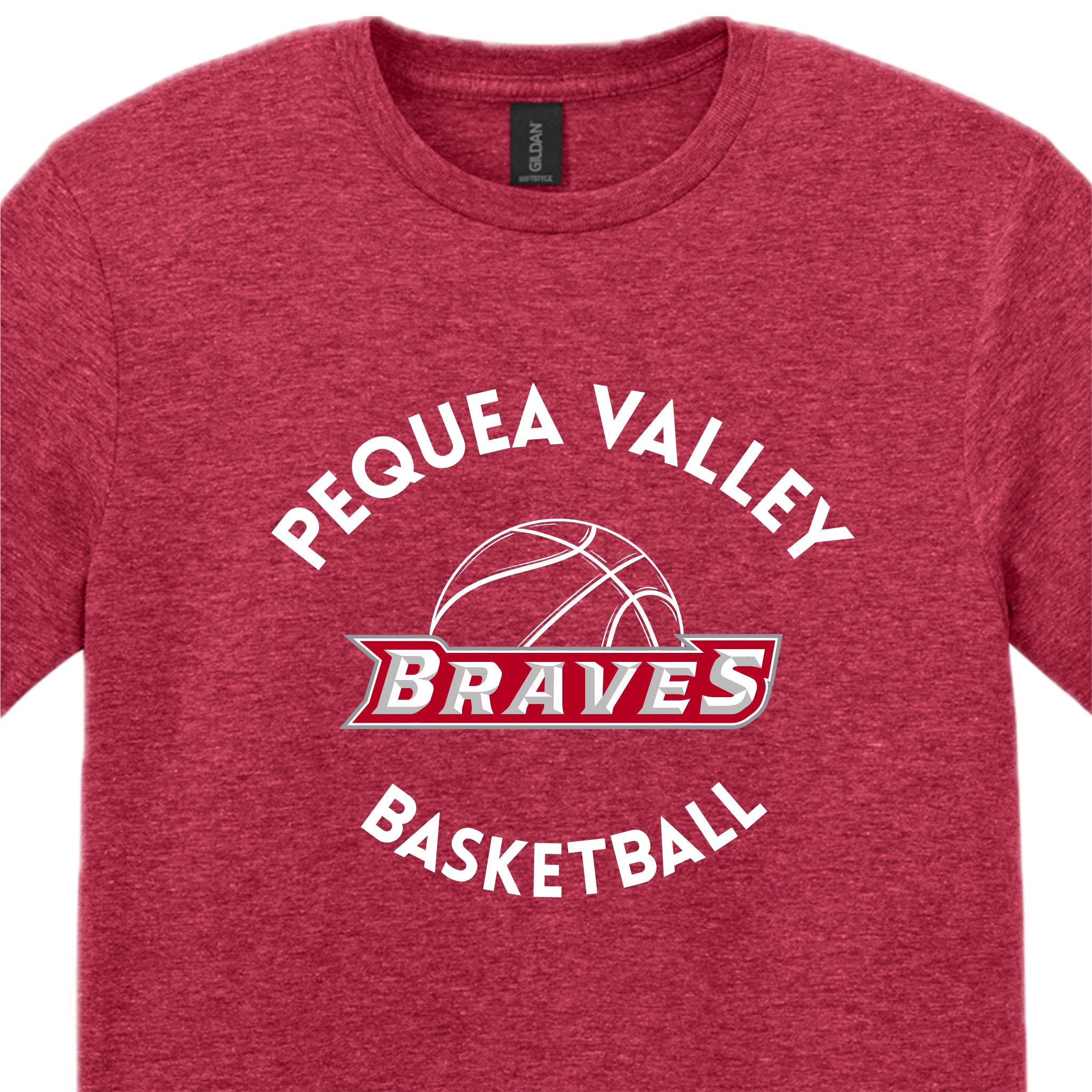 PVBSH01-03 Heather Red Short Sleeve Tee