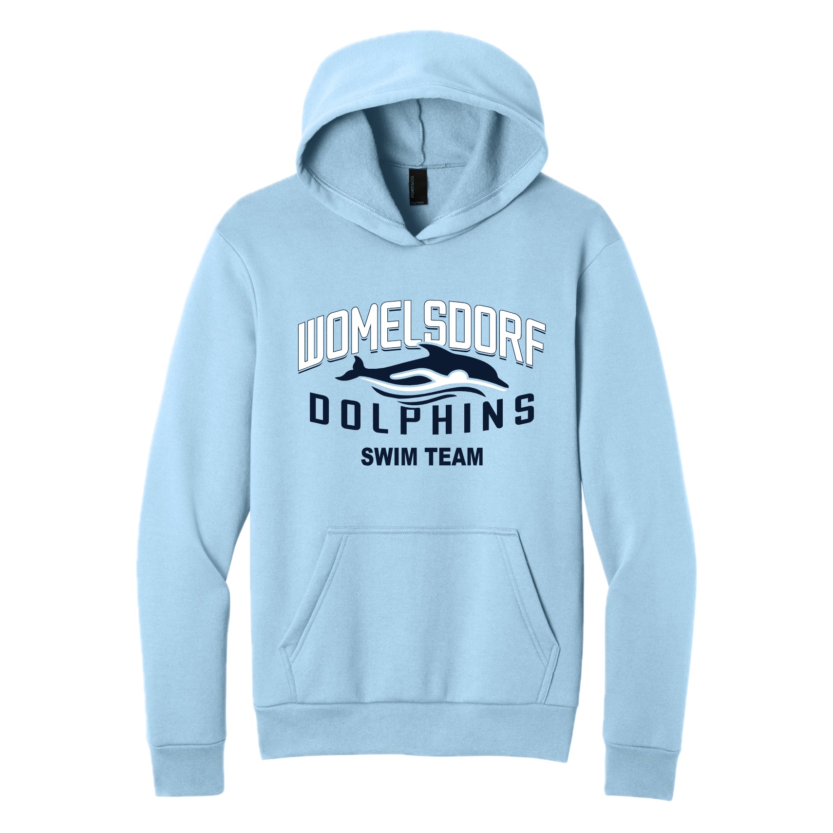 WDSTSH01 - 06 Ice Blue Hooded Sweatshirt