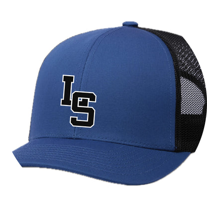 LSY0225-LS21 Ocean Blue/Lt Charcoal/Ocean Blue Trucker Hat