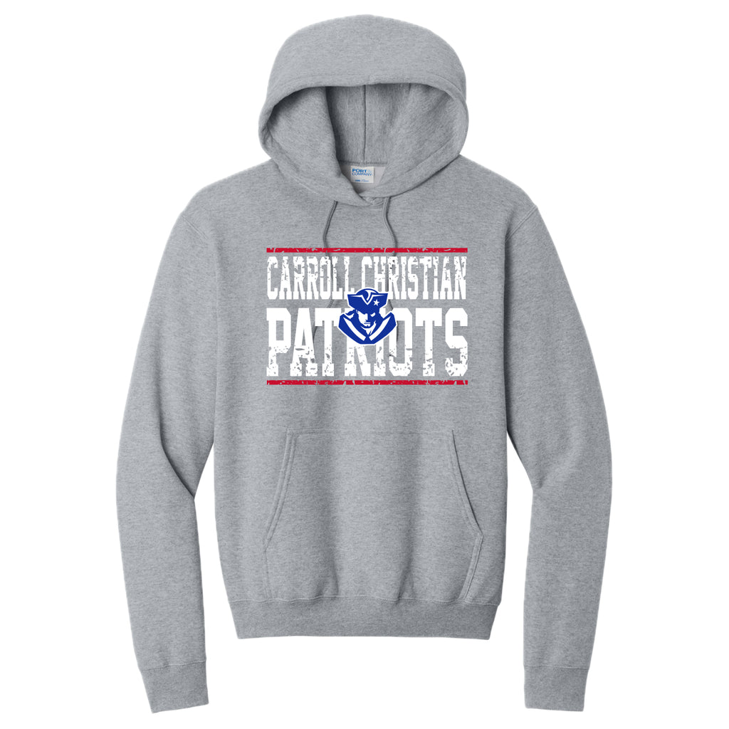 CCS039 CS Patriots Logo Hooded Sweatshirt