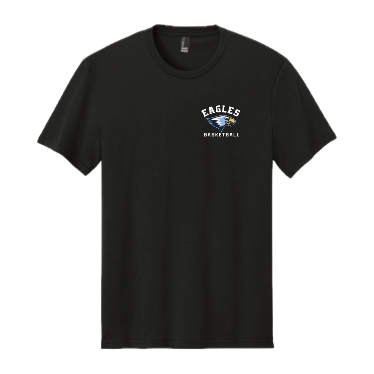 LCS123 - Basketball Short Sleeve Black Tee
