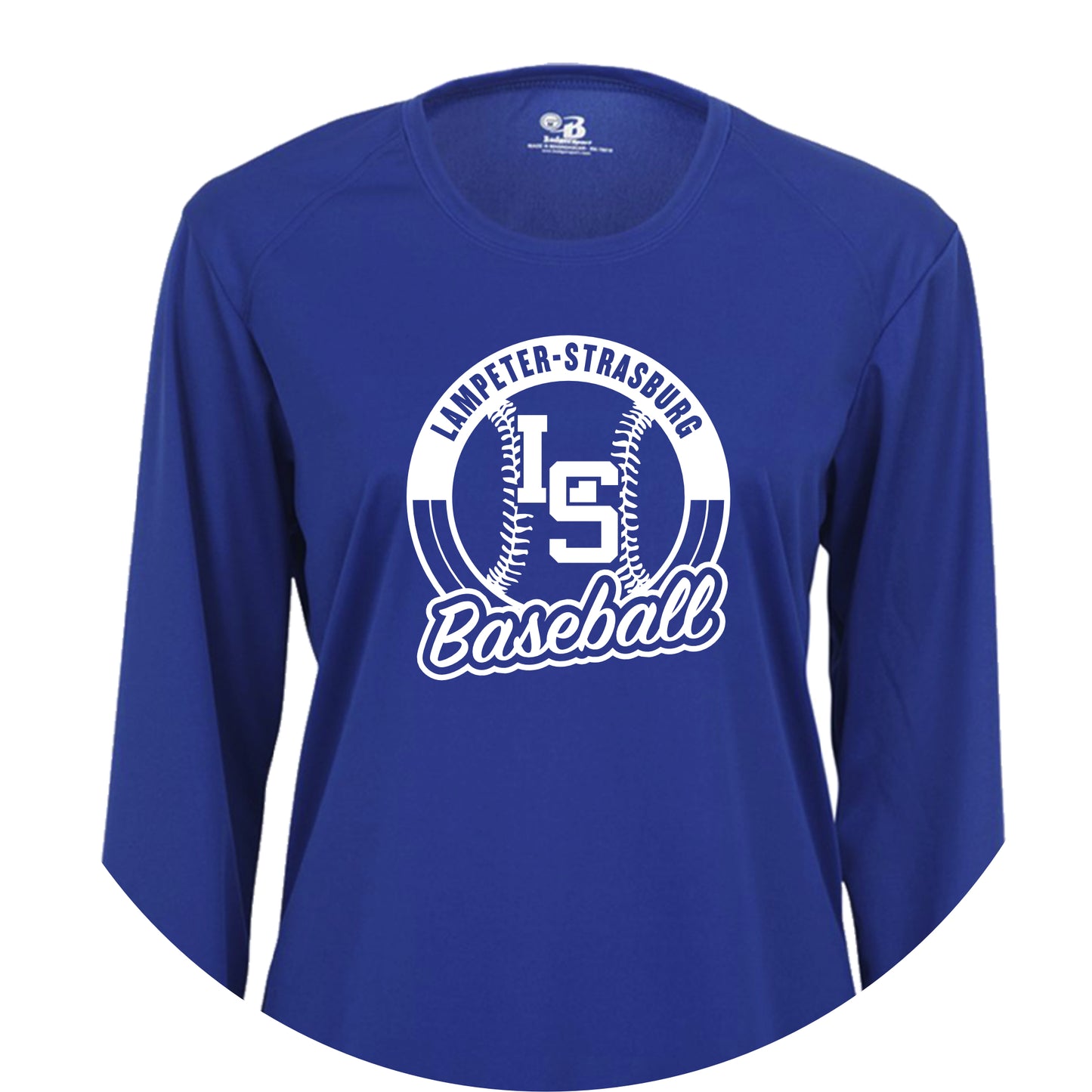 LSY0225-B06 Royal Baseball Women's Performance Long Sleeve