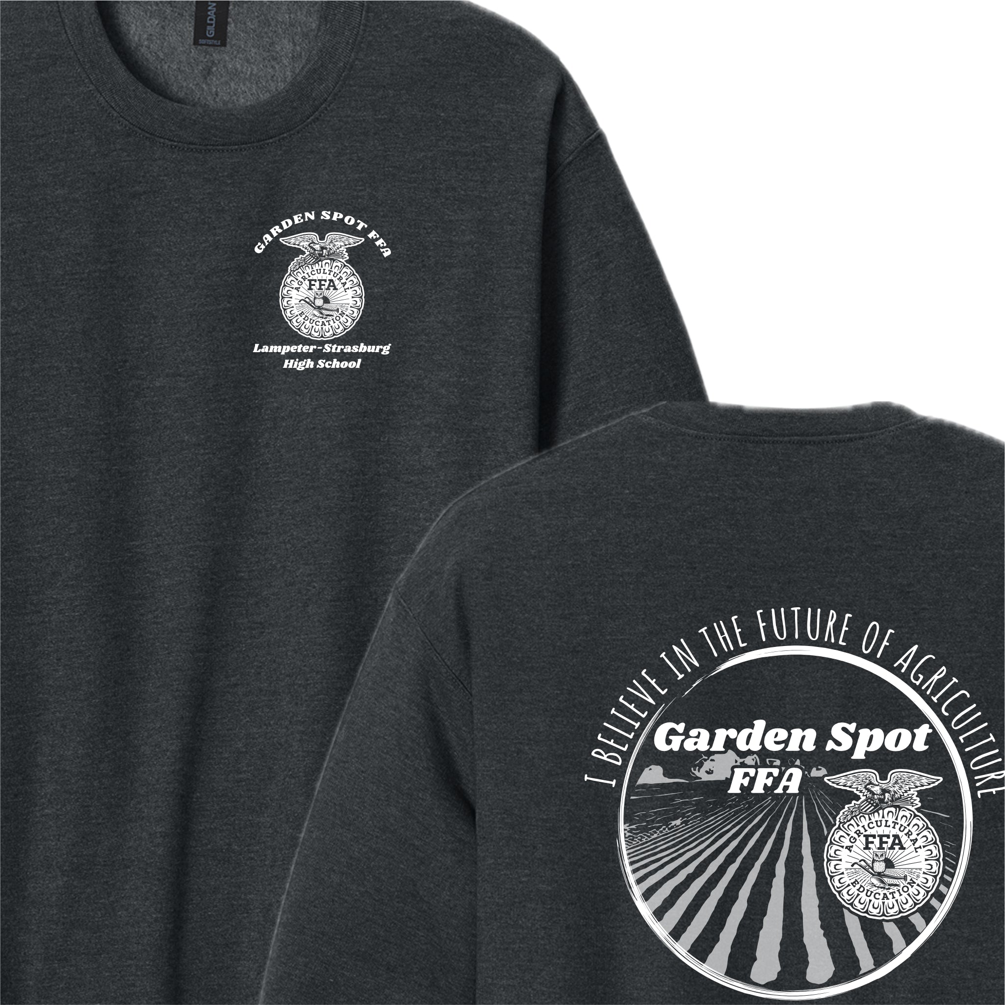 GSFFASH01 - 03 Dk Heather Crew Sweatshirt