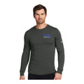 LSHS0225-15  Nike Anthracite Long Sleeve Performance Tee