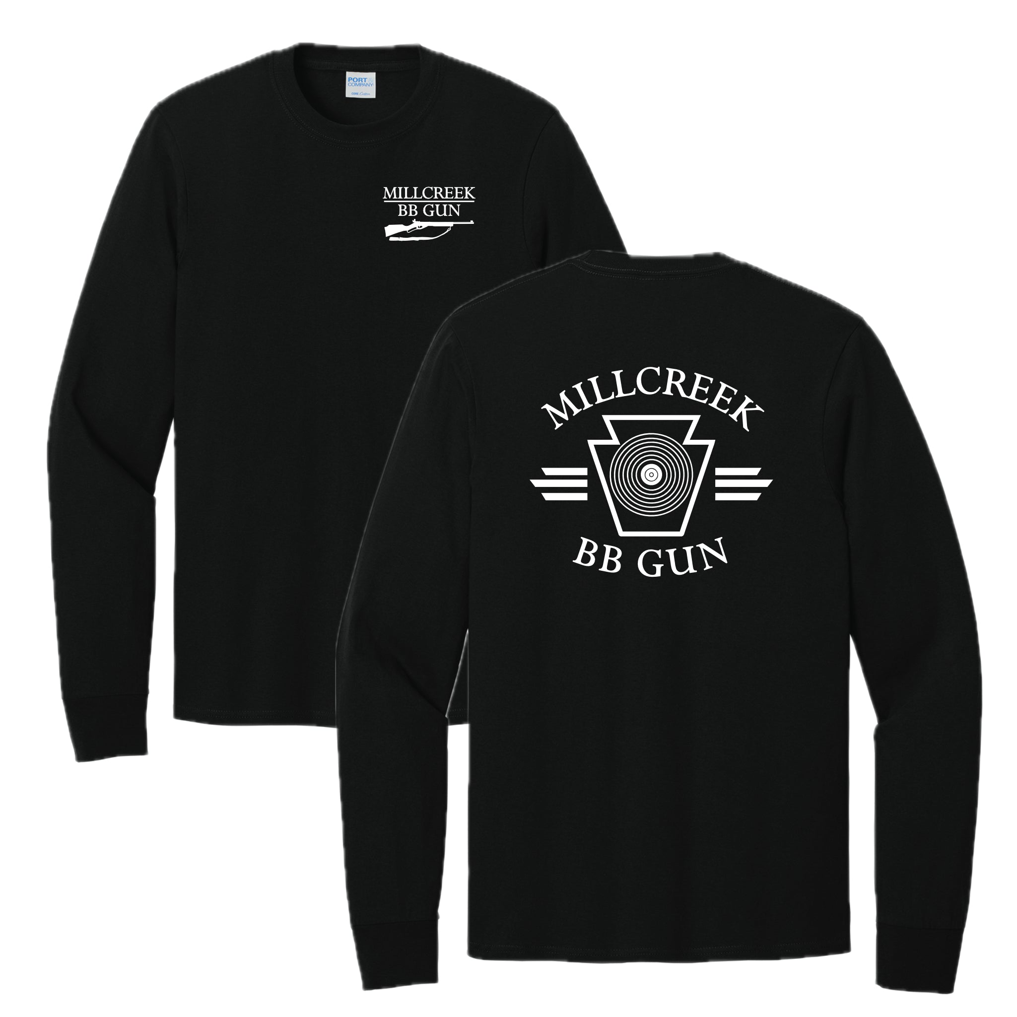 MILBBSH03-04 Black Long Sleeve Tee