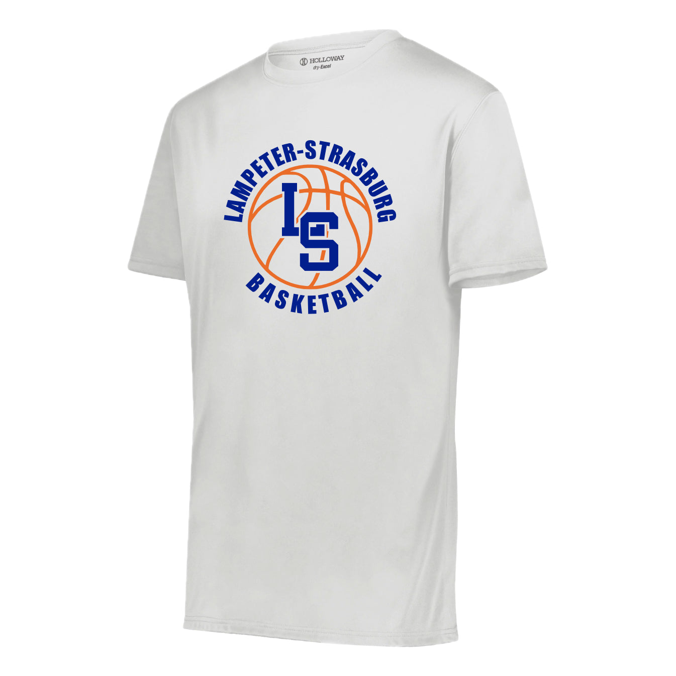 LSYBSH2-07 White Performance Short Sleeve Tee