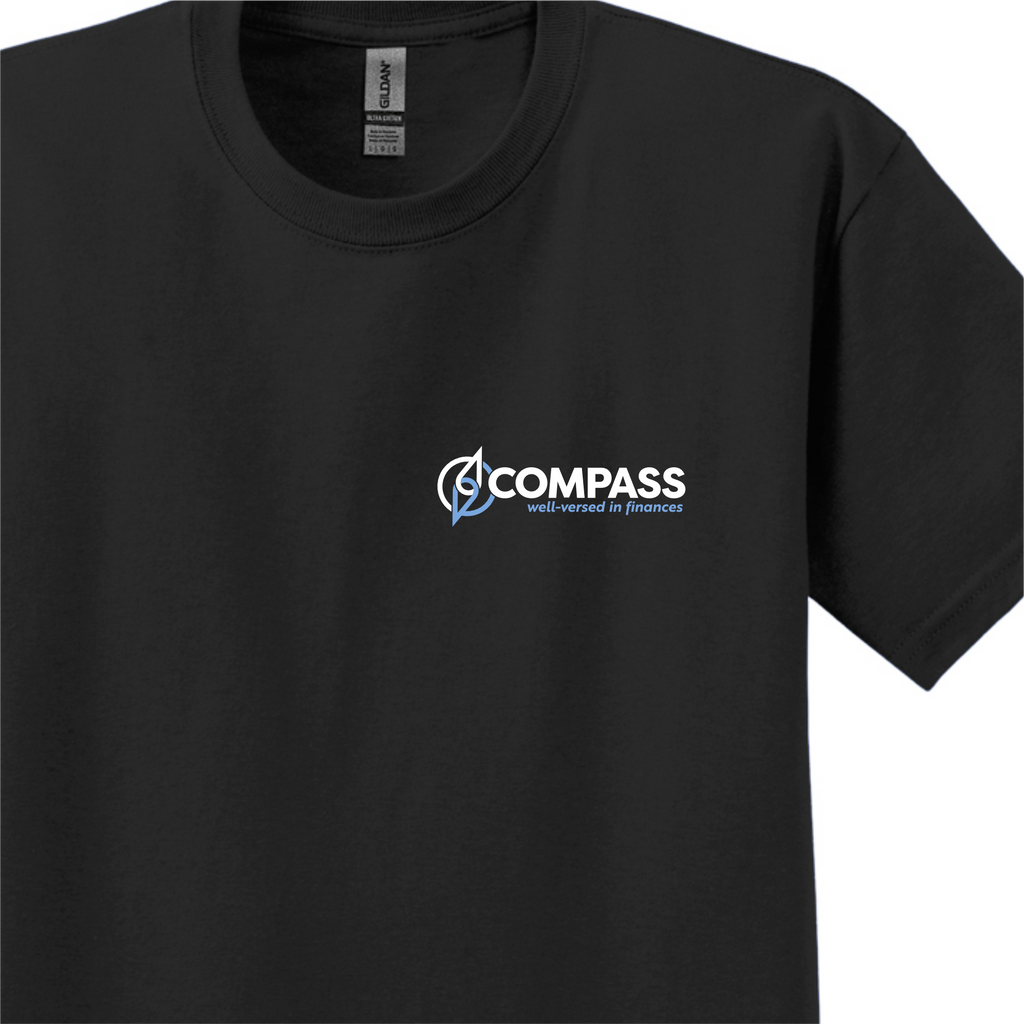 COM041 Black 100% Cotton T-Shirt