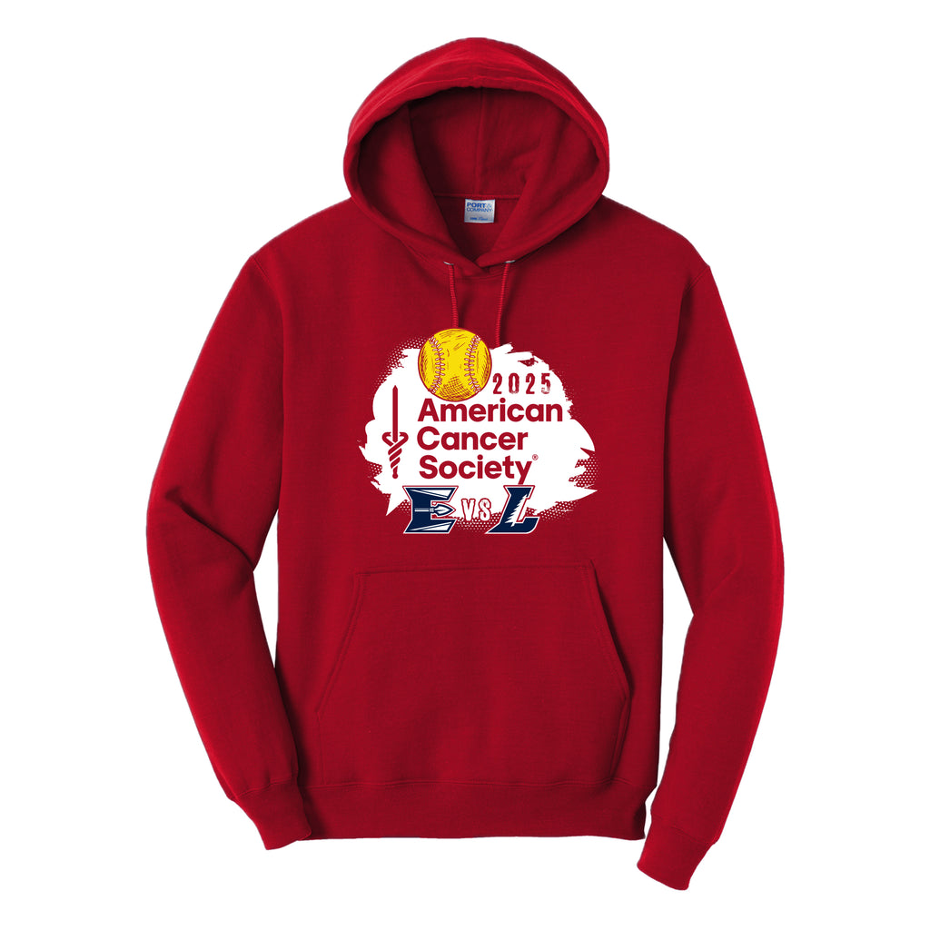 ESB0325-06 Red Elco Lebanon ACS Logo Hoody
