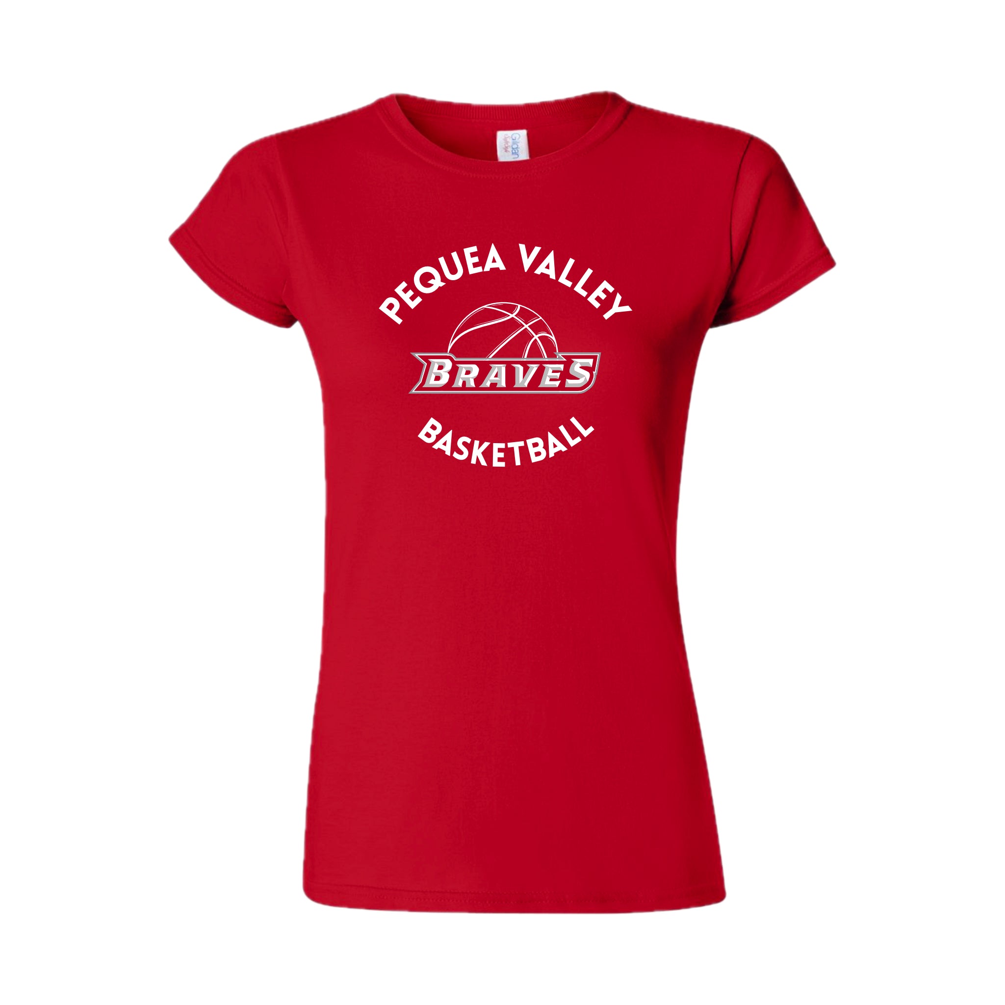 PVBSH01-04 Ladies Red Short Sleeve Tee