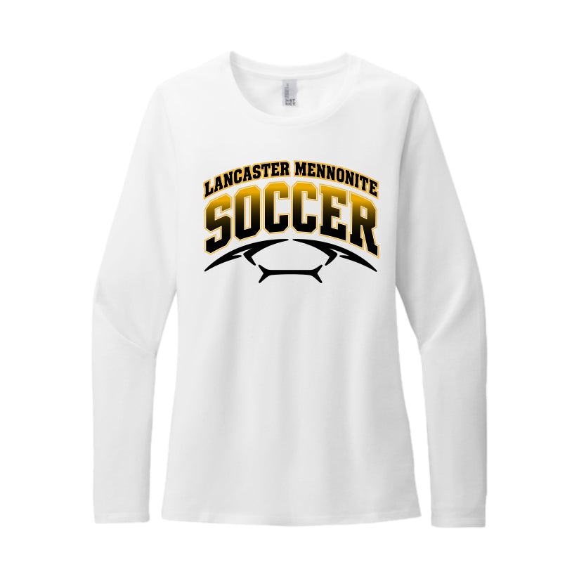 LMHSOCSH01 - 12 Ladies White Long Sleeve Tee