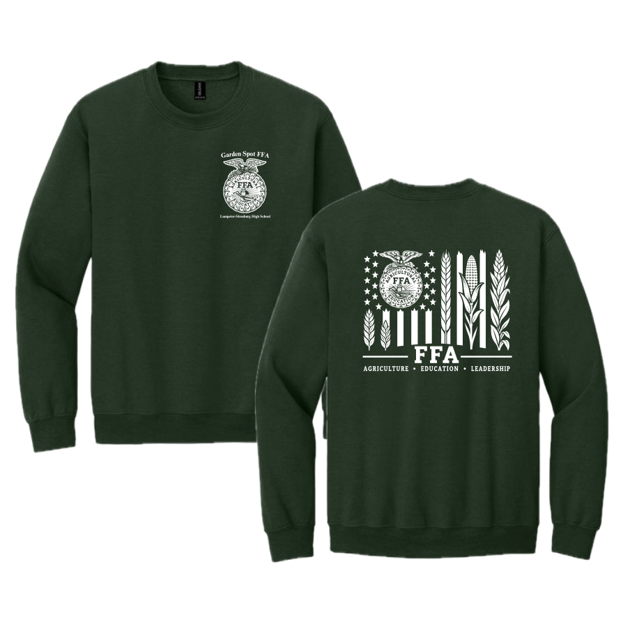 GSFFASH03 - 08 Forest Green Crewneck Sweatshirt