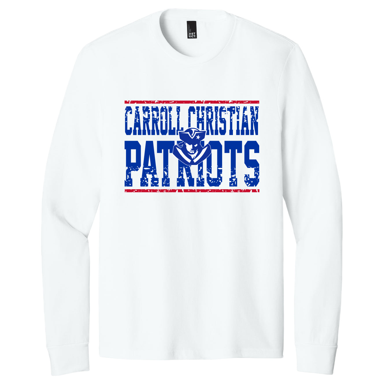 CCS033 CC Patriots Logo Long Sleeve Tee