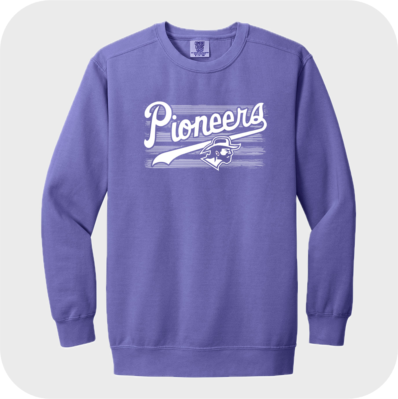 LSELEM01 - 09 Violet Comfort Color Crew Sweatshirt